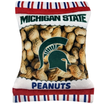 Michigan State- Plush Peanut Bag Toy